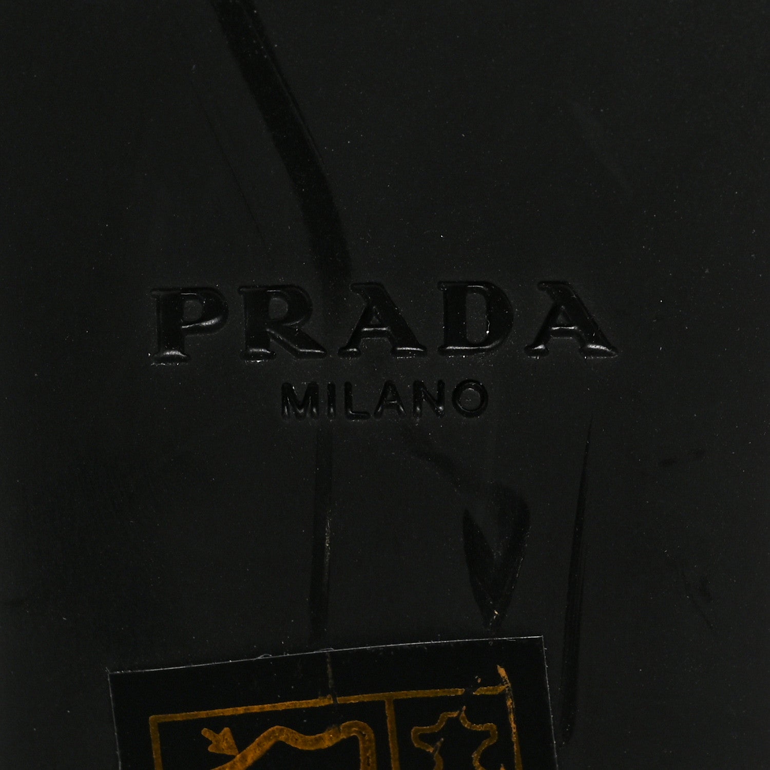 Prada Patent Triangle Ballerina Flats 37.5 Cipria 8 of 8