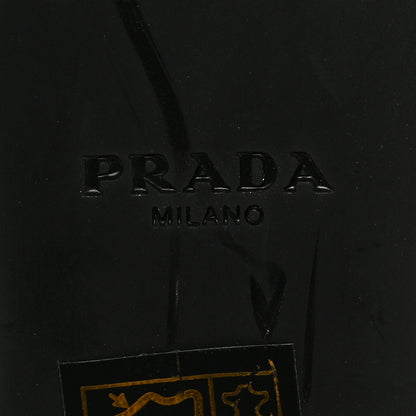 Prada Patent Triangle Ballerina Flats 37.5 Cipria 8 of 8