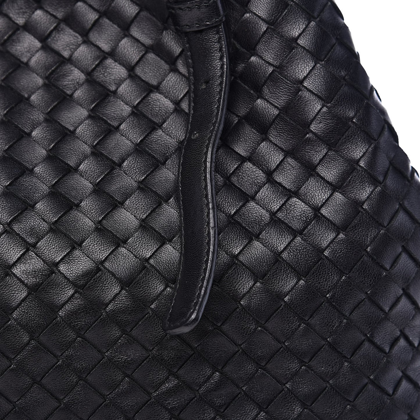Nappa Intrecciato Medium Seamless Tote Black