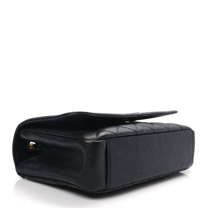 Chanel Caviar Quilted Small CC Filigree Flap Black 4 of 9