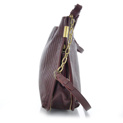 Lanvin Goatskin Amalia Bucket Bag Aubergine 4 of 9