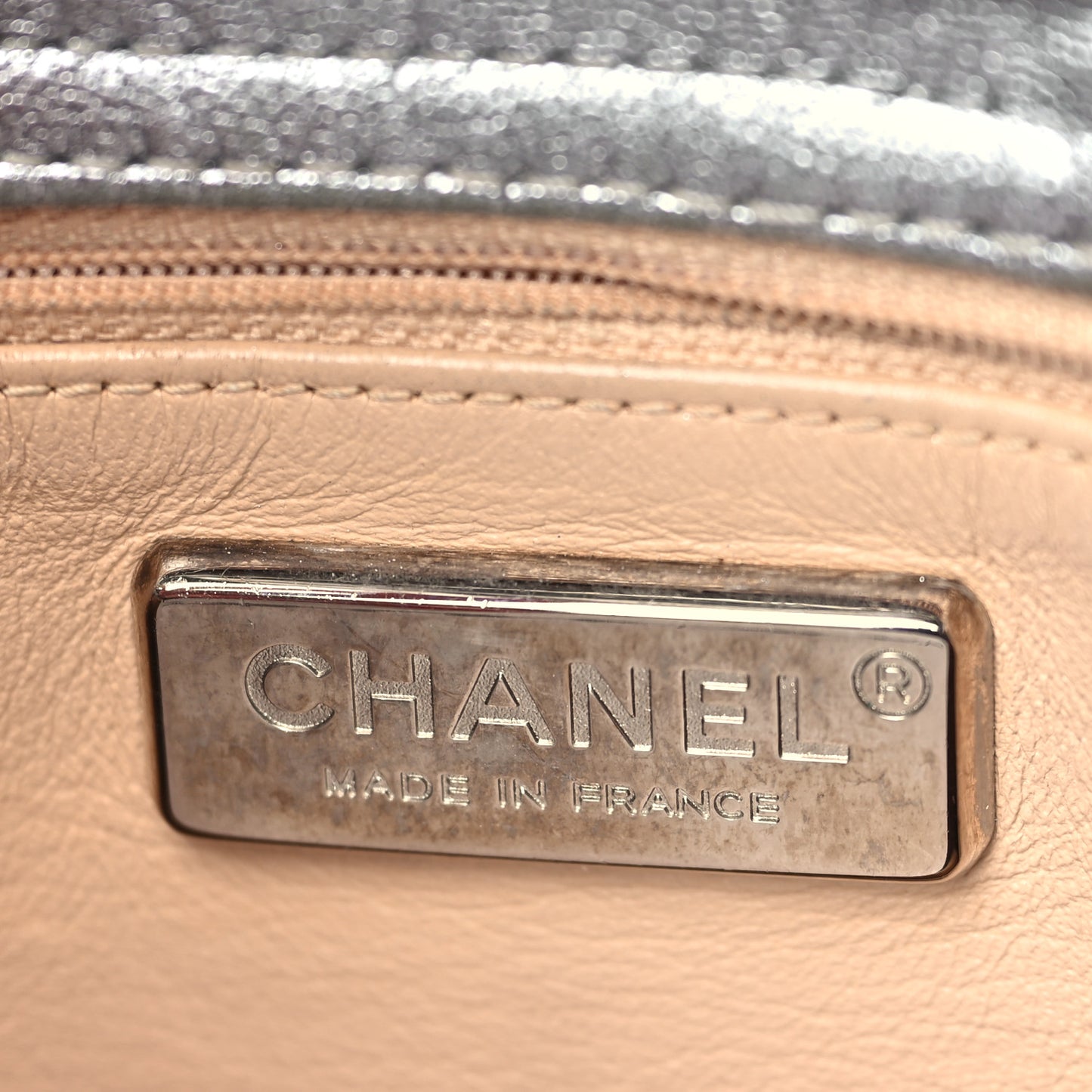 Luxe Ligne Flap Bag Silver