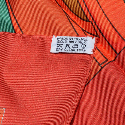 Hermes Silk Cuirs Du Desert Scarf 90 5 of 5