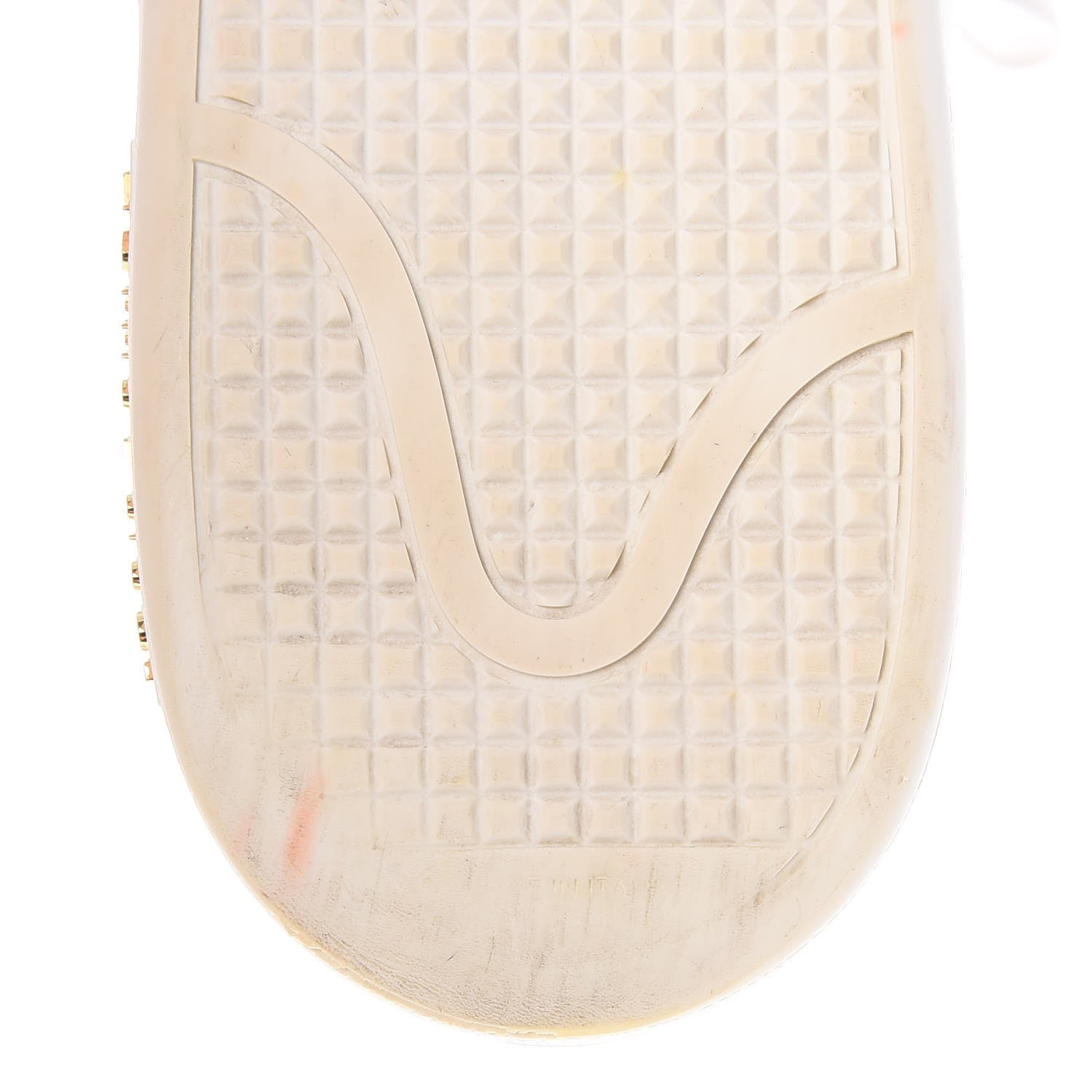 Louis Vuitton Calfskin Reverse Monogram Kabuki Low Top Sneakers 39.5 White 10 of 15