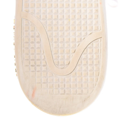 Louis Vuitton Calfskin Reverse Monogram Kabuki Low Top Sneakers 39.5 White 10 of 15