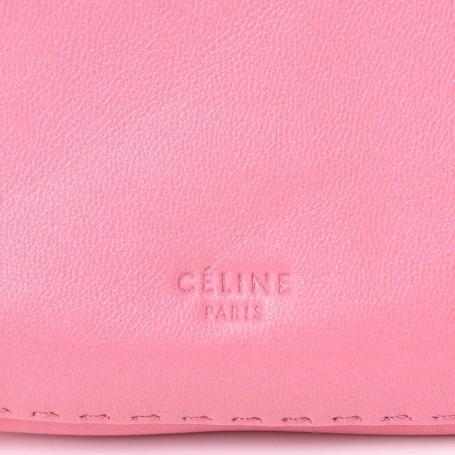 Celine Soft Lambskin Mini Croissant Pouch Crossbody Bag Bubble 9 of 11