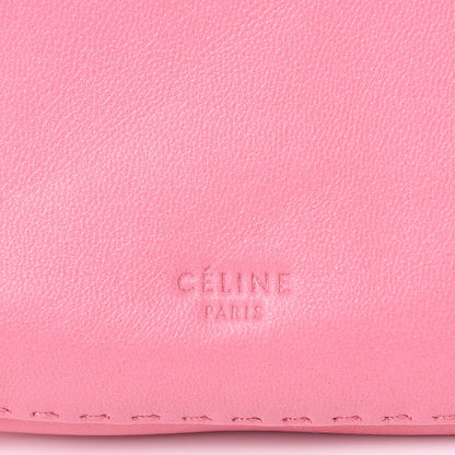 Celine Soft Lambskin Mini Croissant Pouch Crossbody Bag Bubble 9 of 11