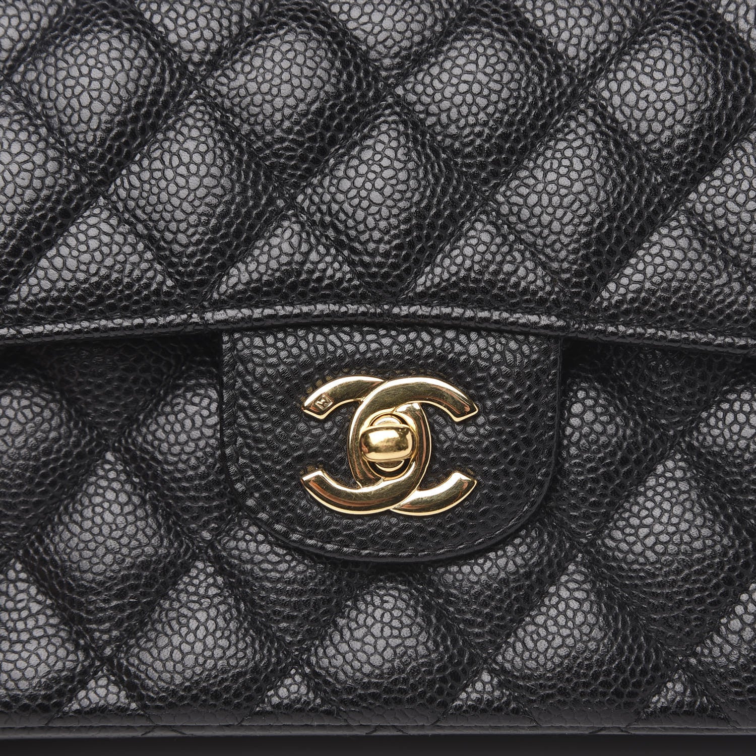 Chanel Caviar Quilted Small Double Flap Black 10 of 13