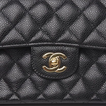 Chanel Caviar Quilted Small Double Flap Black 10 of 13