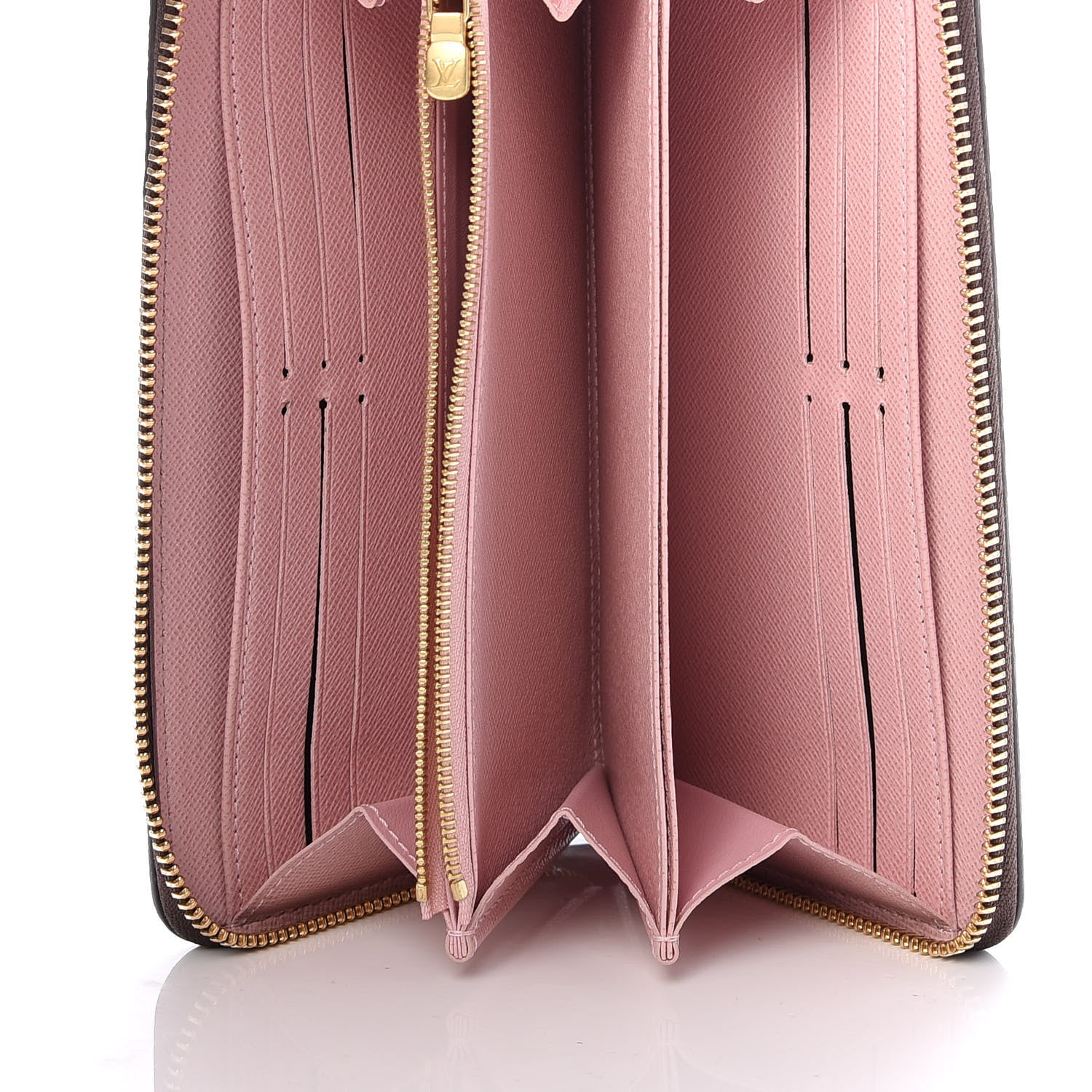 Louis Vuitton Monogram Zippy Wallet Rose Ballerine 5 of 8