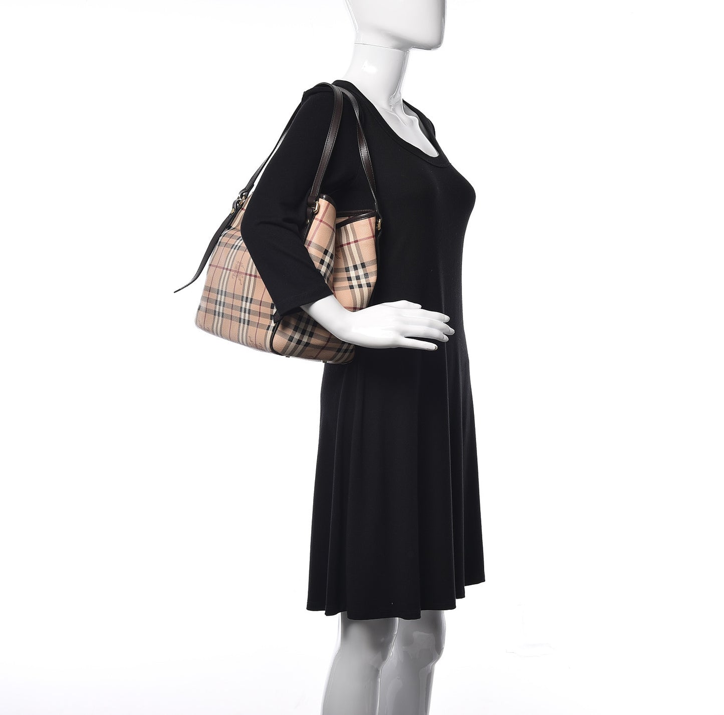Haymarket Check Small Canterbury Tote Chocolate