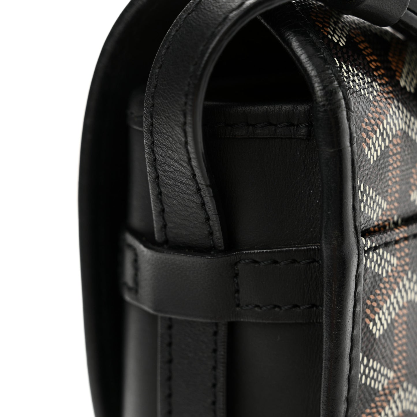 Goyardine Belvedere PM Messenger Bag Black