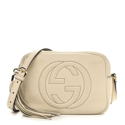 Gucci Pebbled Calfskin Small Soho Disco Bag Off White 1 of 20