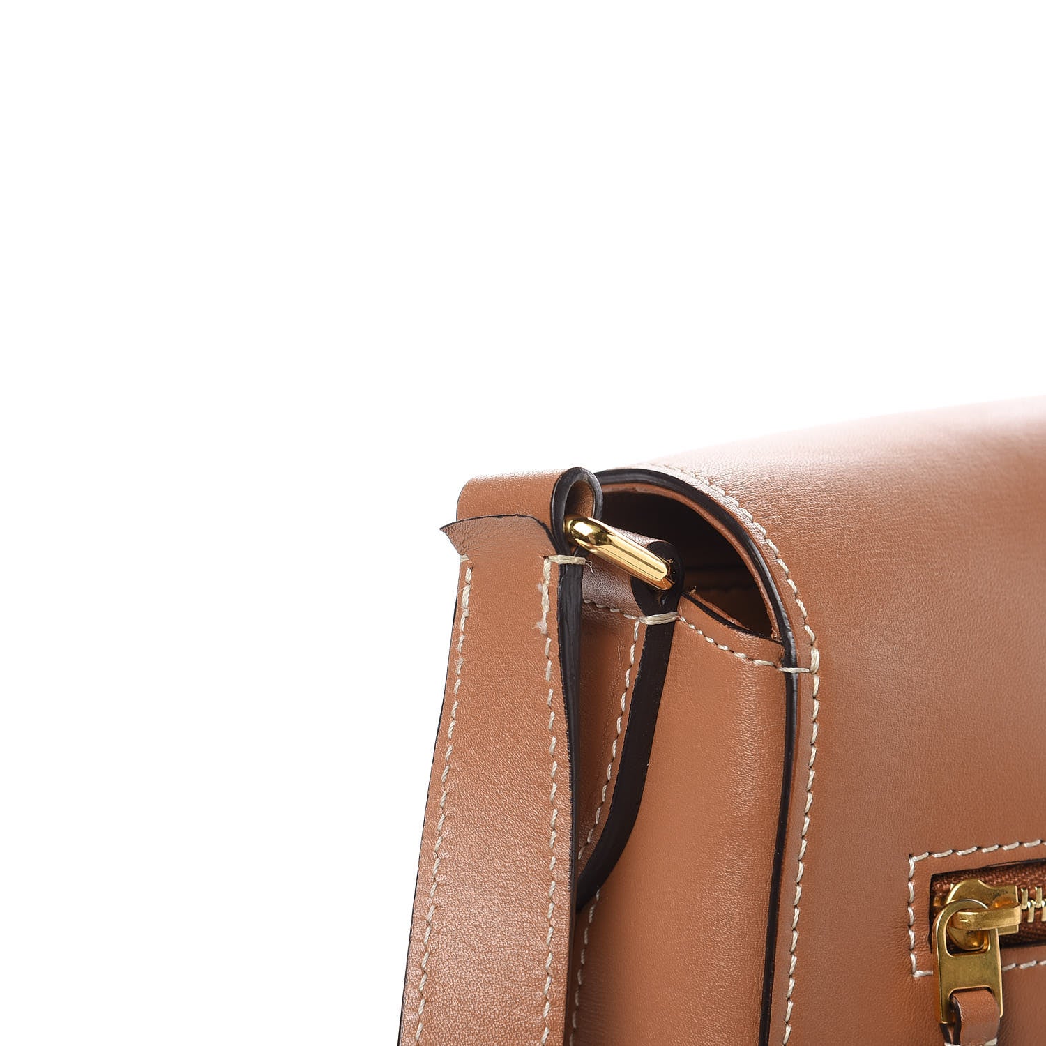 Celine Palmelato Calfskin Medium Trotteur Tan 9 of 12