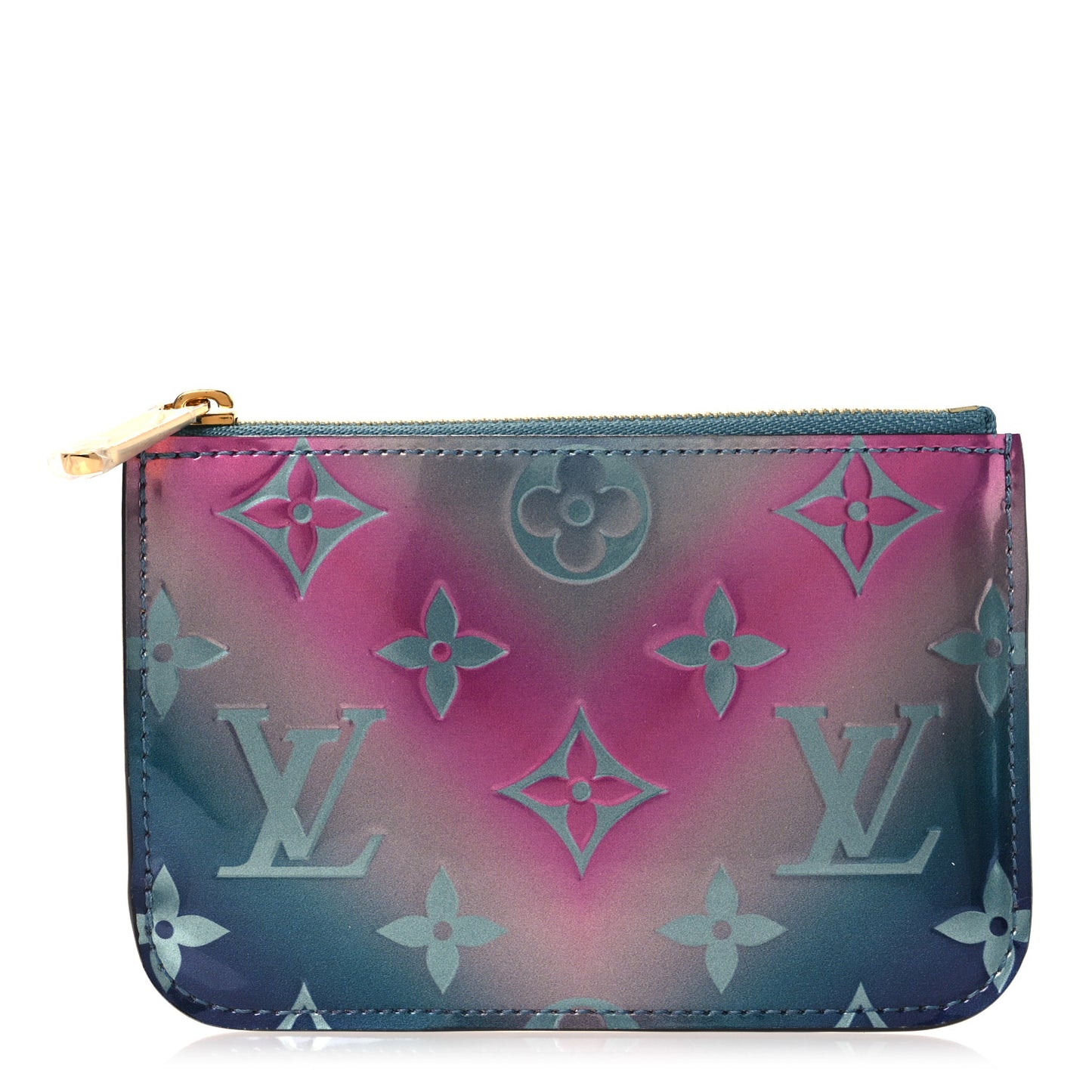 Metallic Vernis Degrade Key Pouch Blue Pink