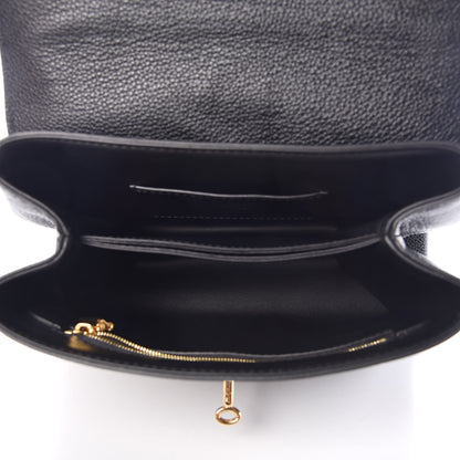 Louis Vuitton Grained Smooth Calfskin Rose Des Vents PM Black 5 of 7