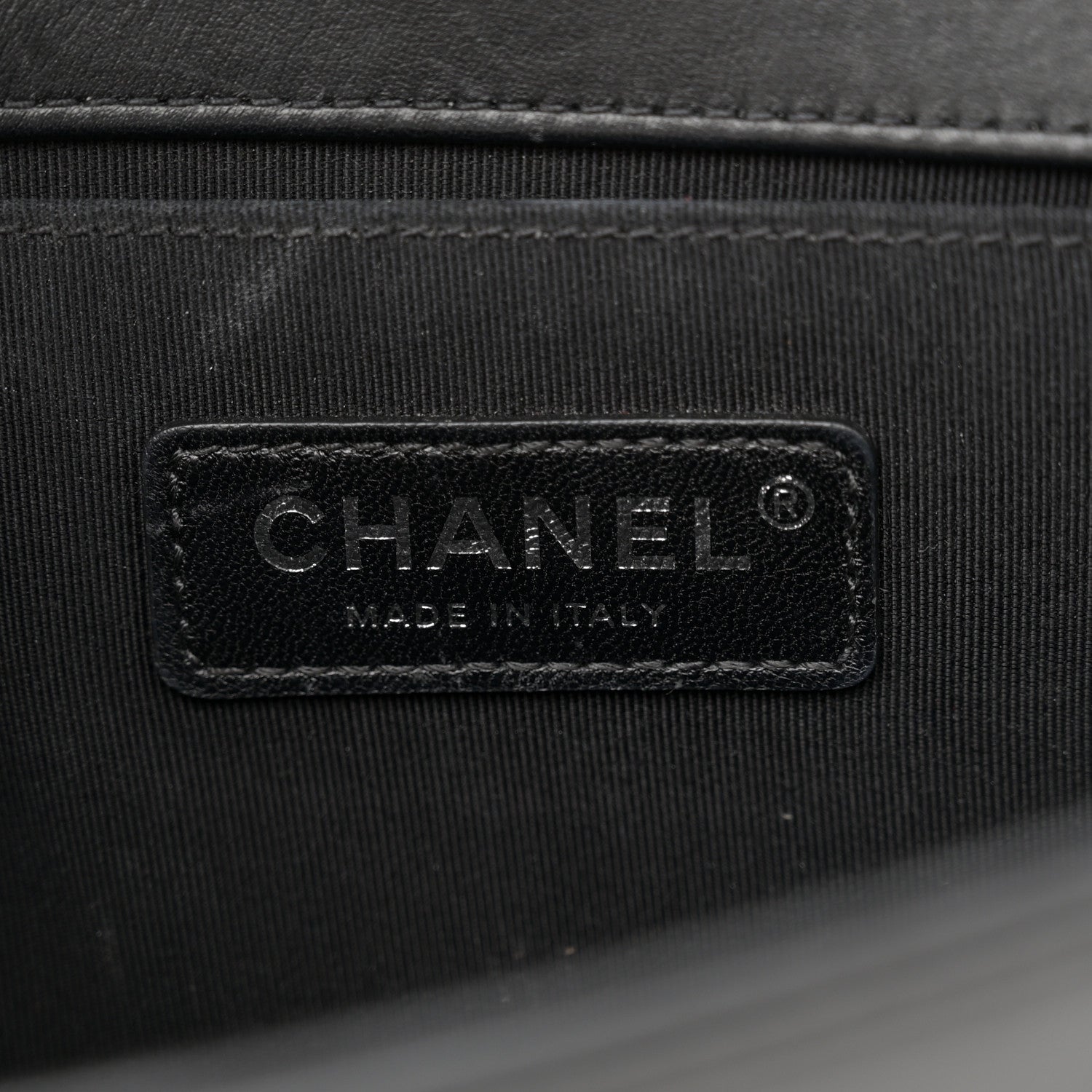 Chanel Calfskin Pleated Small Boy In Rome Flap Black White 6 of 15