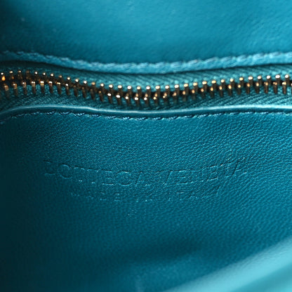 Bottega Veneta Lambskin Maxi Intreccio Padded Chain Cassette Crossbody Bag Mallard 6 of 9