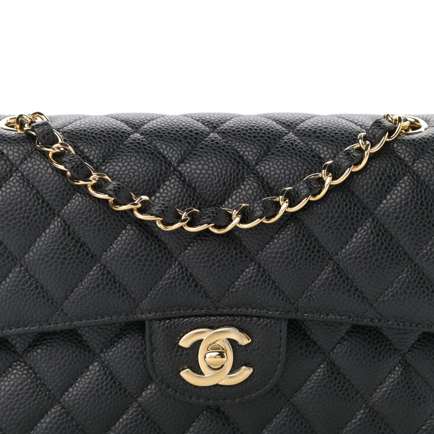 Chanel Caviar Quilted Small Double Flap Black 8 of 11