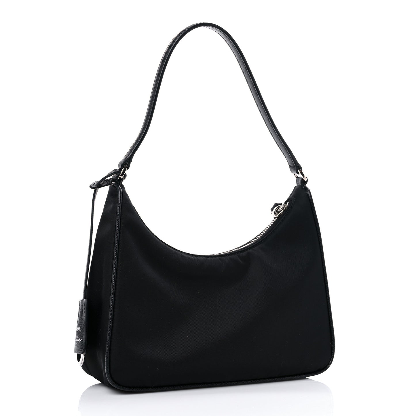 Tessuto Nylon Saffiano Mini Re-Edition 2005 Bag Black