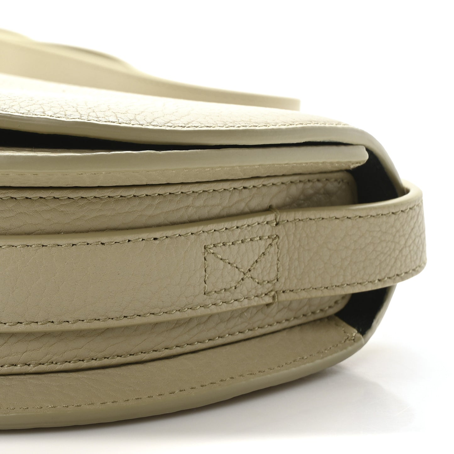 Grainy Calfskin Mini Rocking Horse Crossbody Hunter