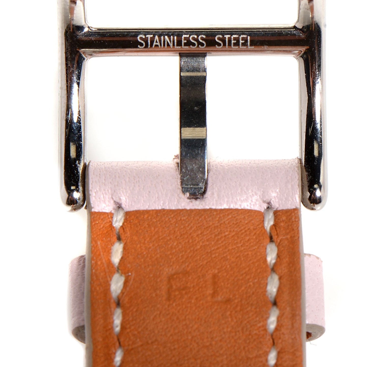 Stainless Steel Swift 21mm Heure H Hour Quartz Watch Rose Dragee