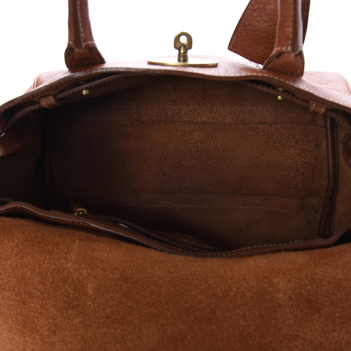 Natural Leather Small Bayswater Oak