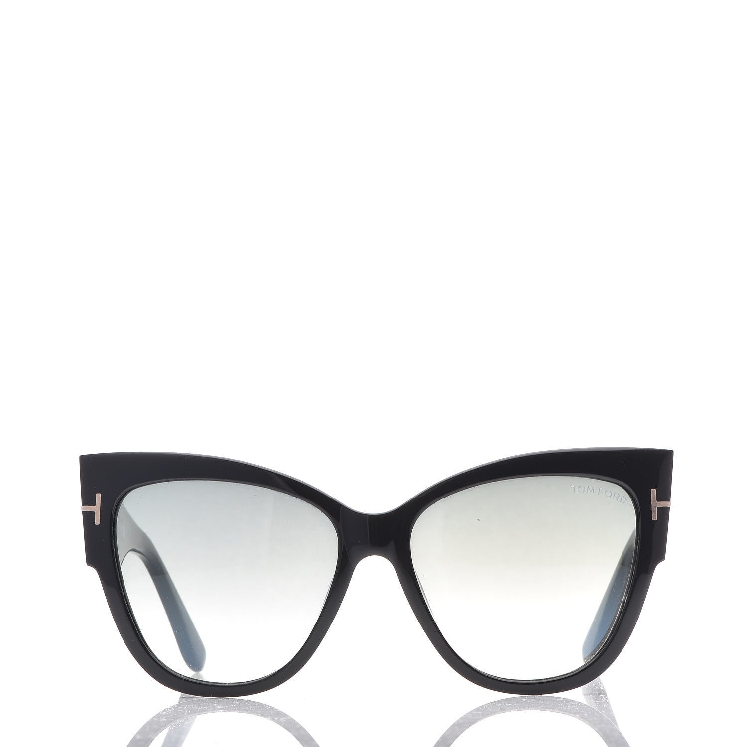 Tom Ford Acetate Anoushka Cat Eye Sunglasses TF371 Black 2 of 7