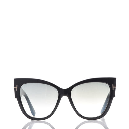 Tom Ford Acetate Anoushka Cat Eye Sunglasses TF371 Black 2 of 7