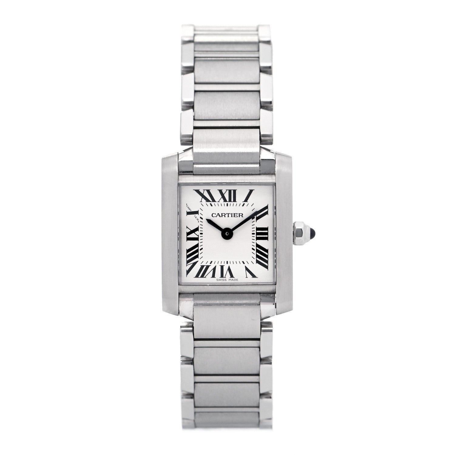Cartier Stainless Steel 20mm Tank Francaise Quartz Watch 1 of 5