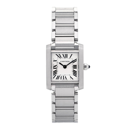 Cartier Stainless Steel 20mm Tank Francaise Quartz Watch 1 of 5