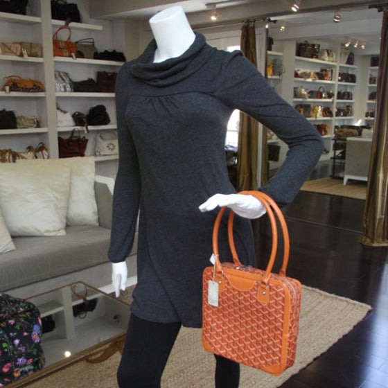 Goyard Tonga Handbag Tote Orange 2 of 11