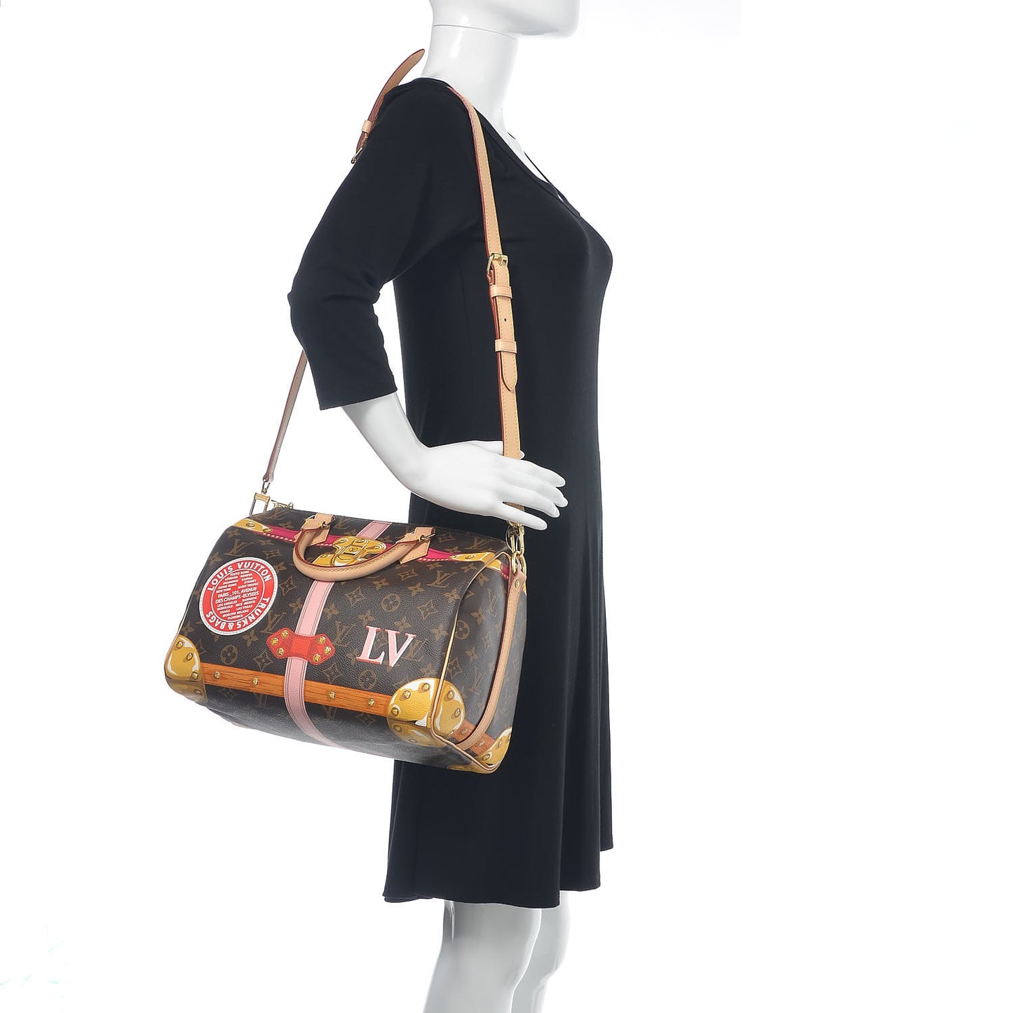 Monogram Summer Trunks Speedy Bandouliere 30