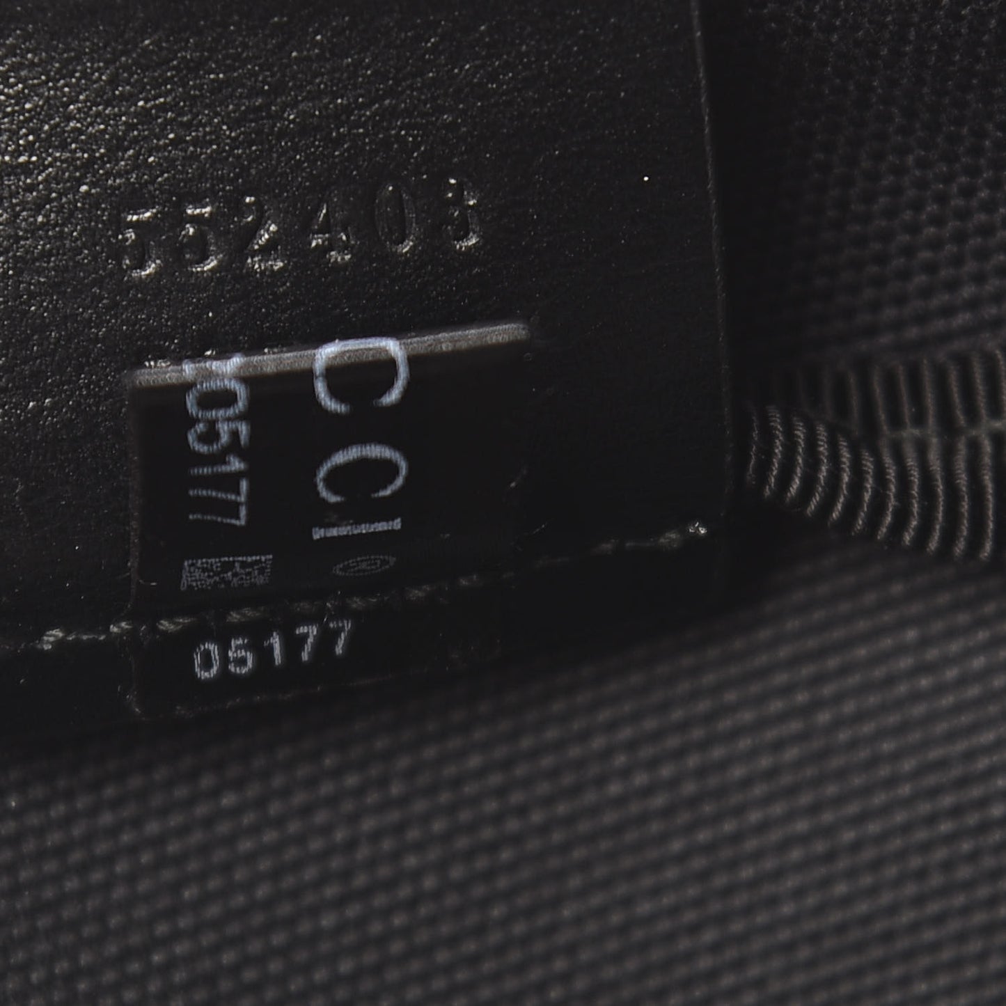 Canvas Chateau Marmont Drawstring Tote Black