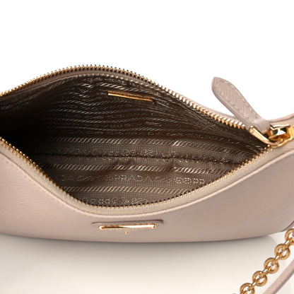 Prada Saffiano Re-Edition 2005 Shoulder Bag Cammeo Beige 3 of 7