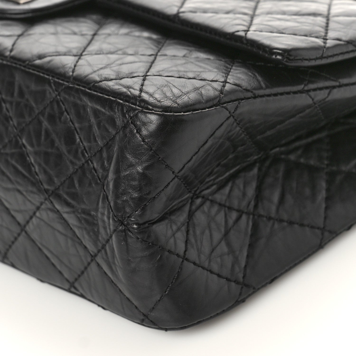 Chanel Aged Calfskin Quilted 2.55 Reissue 226 Flap Black 9 of 9