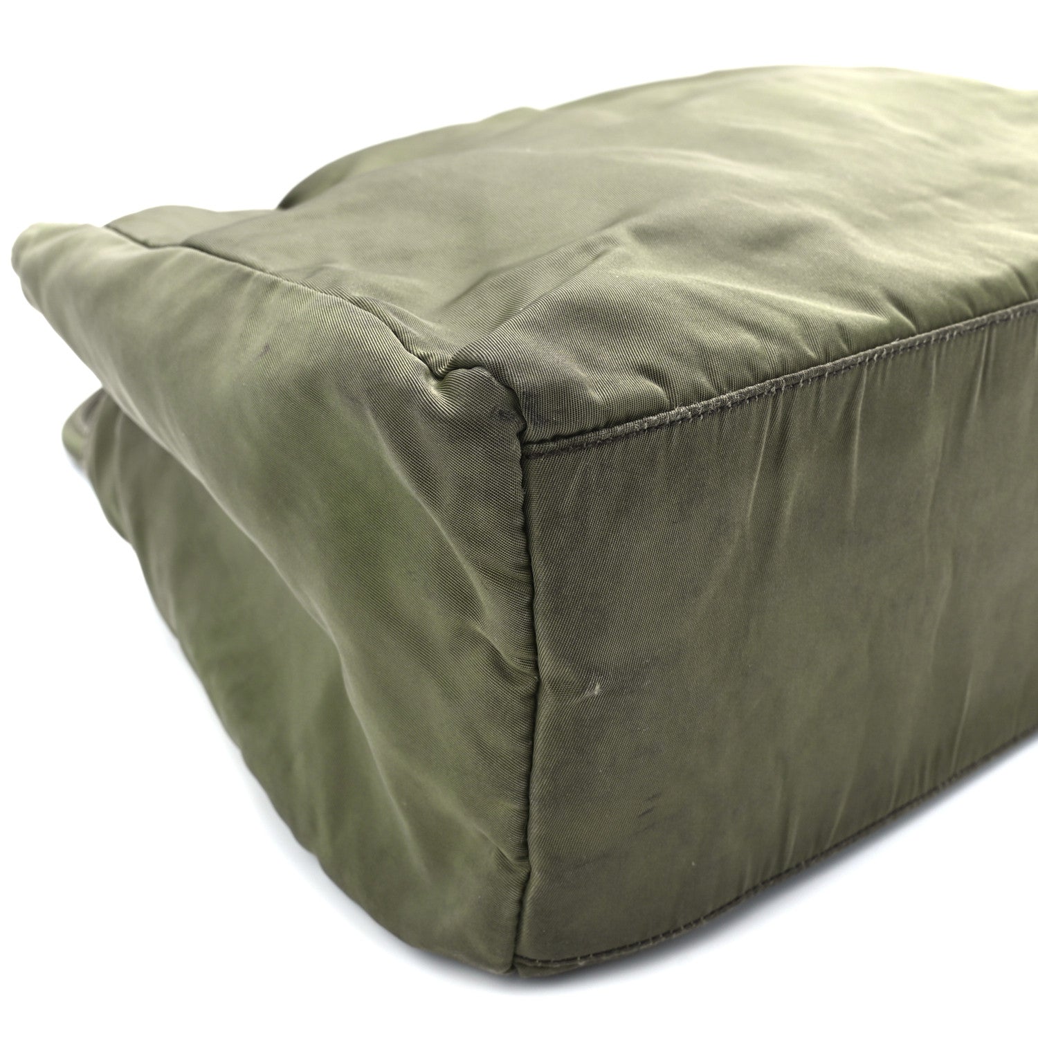Prada Tessuto Nylon Tote Green 10 of 11