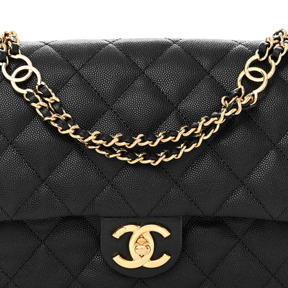 Chanel Caviar Quilted Small CC You Flap Black 8 of 10