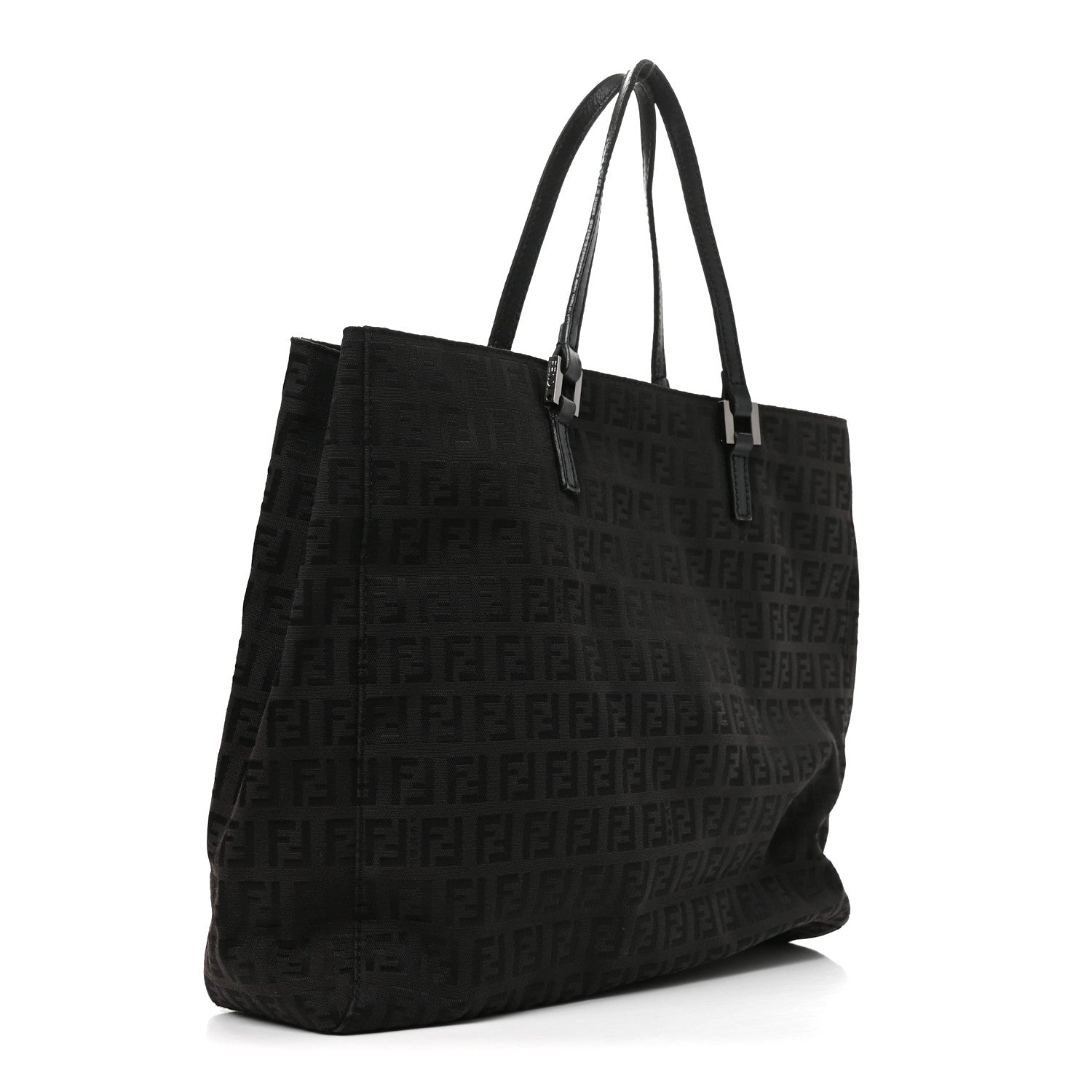 Fendi Zucchino Small Tote Black 2 of 9