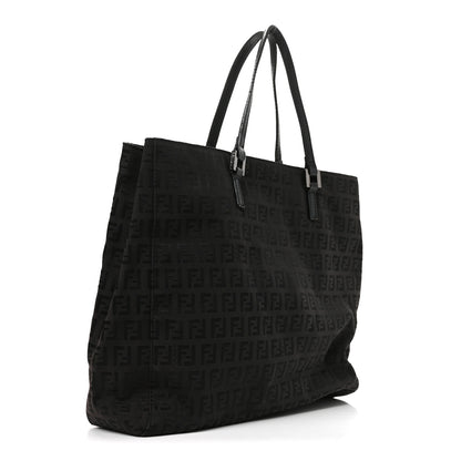 Fendi Zucchino Small Tote Black 2 of 9