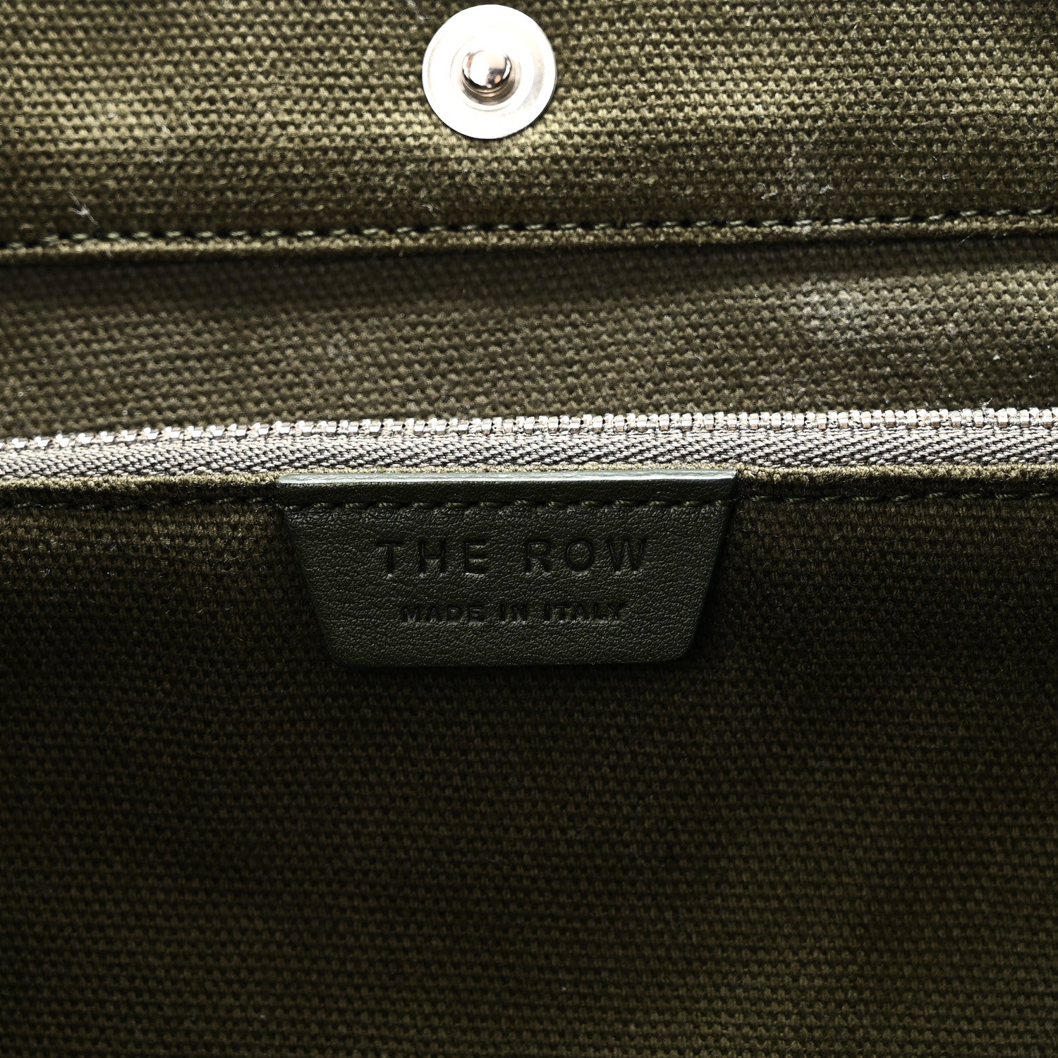 The Row Cotton Twill East West Idaho Tote Khaki Ans 6 of 9