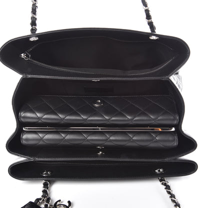 Chanel Calfskin Shopping Tote Black 5 of 10