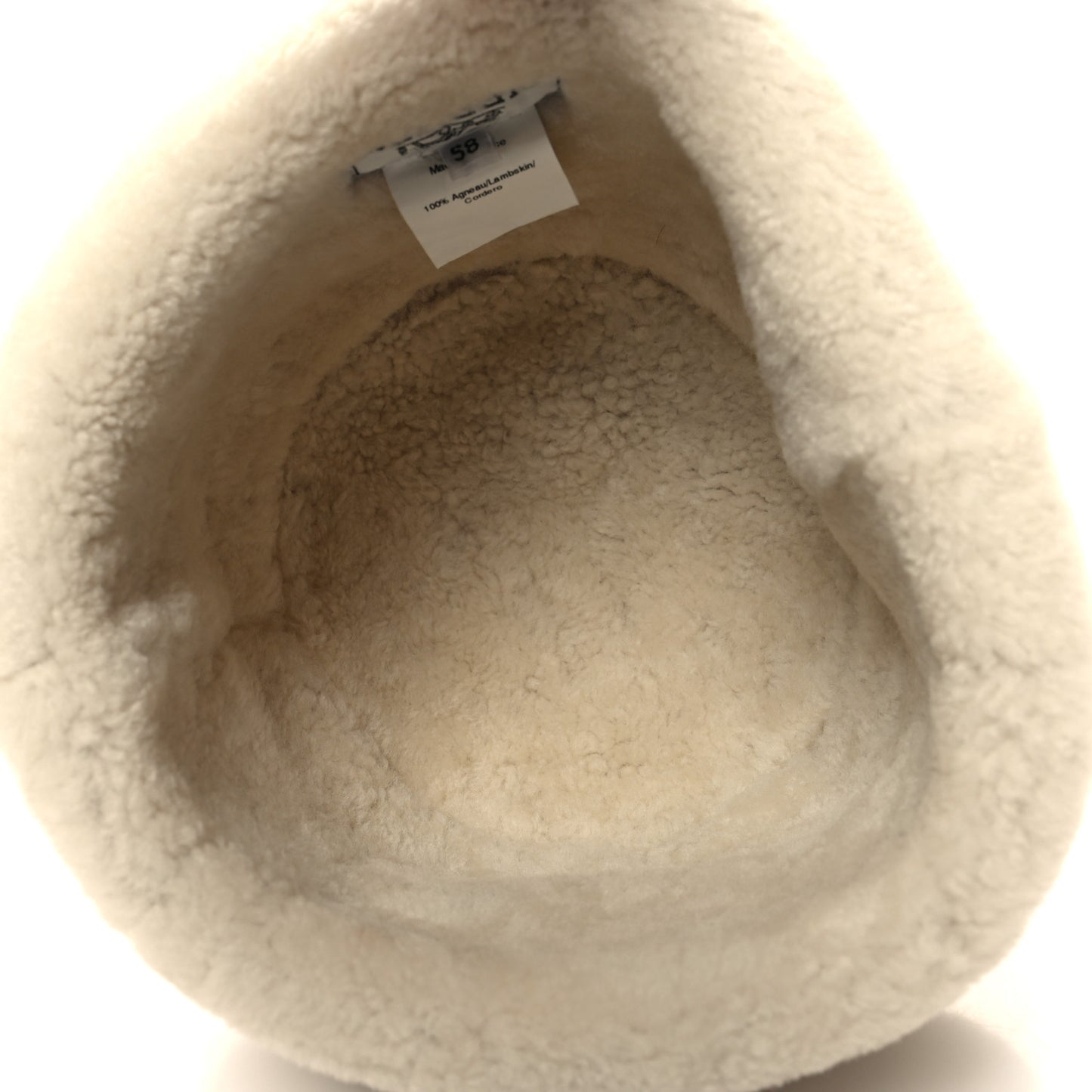 Lambskin Shearling Boa Hat 58