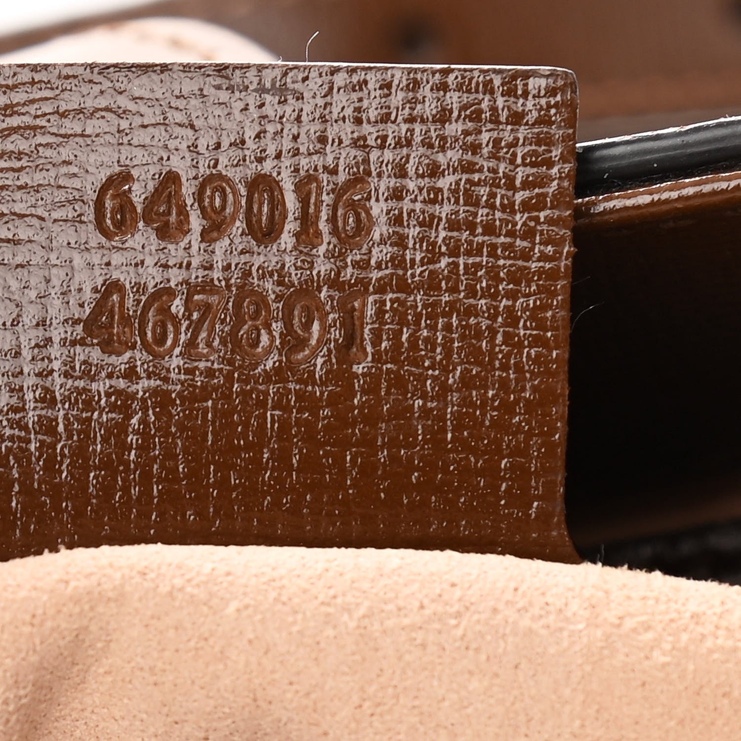 Gucci GG Supreme Monogram Azalea Calfskin Web Medium Jackie 1961 Tote Beige Ebony Brown Sugar 7 of 10