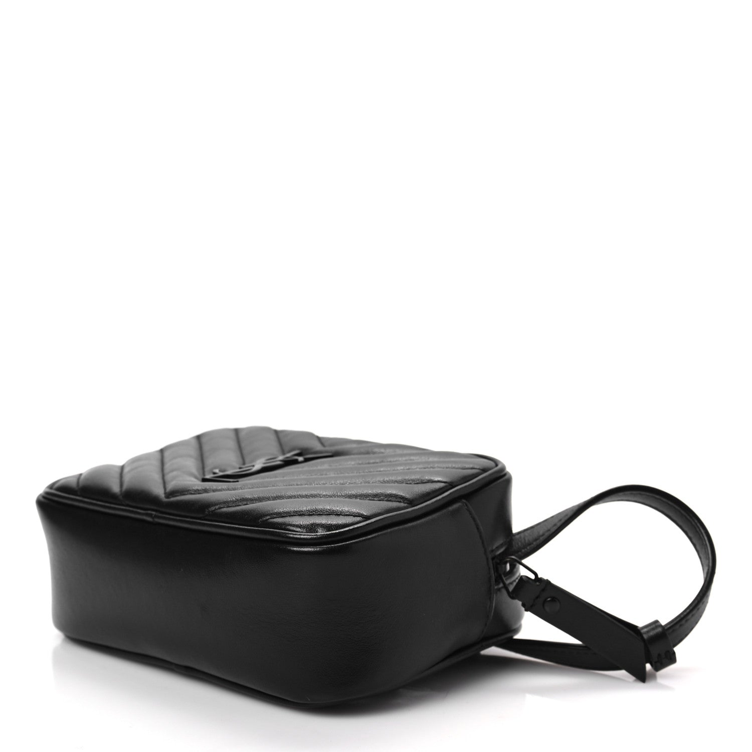 Saint Laurent Calfskin Matelasse Monogram Lou Belt Bag Black 7 of 7