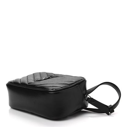 Saint Laurent Calfskin Matelasse Monogram Lou Belt Bag Black 7 of 7