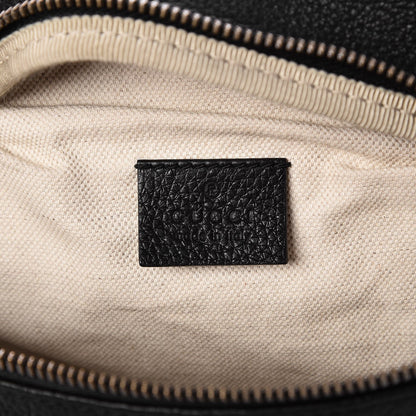 Gucci Grained Calfskin Logo Belt Bag Black 6 of 9