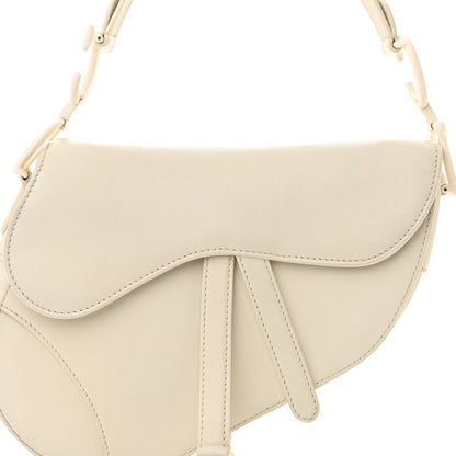 Christian Dior Ultra Matte Calfskin Saddle Bag Off White 8 of 11