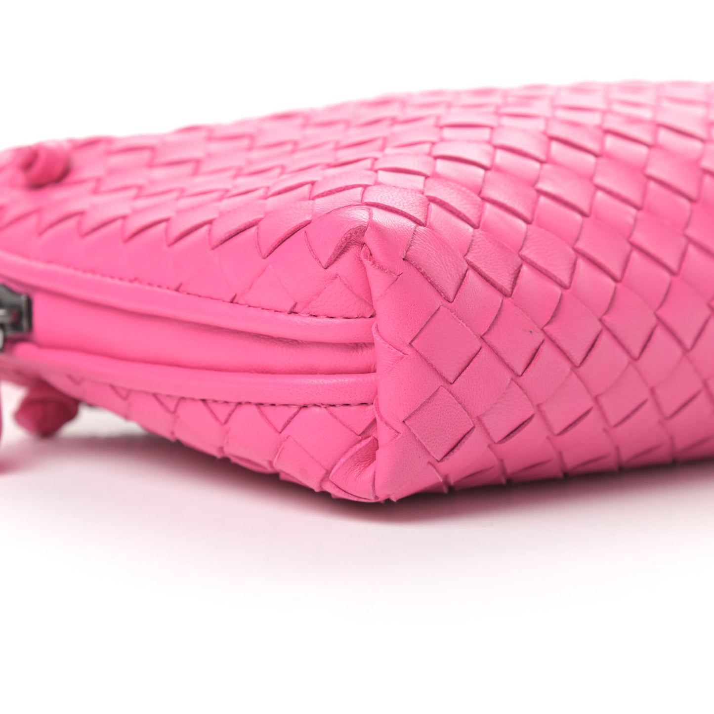 Nappa Intrecciato Nodini Bag Shock Pink
