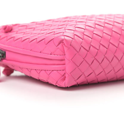 Bottega Veneta Nappa Intrecciato Nodini Bag Shock Pink 10 of 12